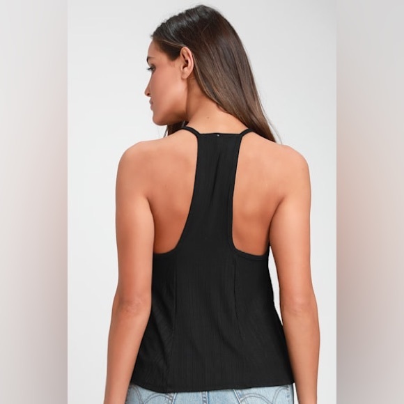 Intimately Free People Slinky Slink Black Racerback Tank Top in Black Size XS. - Picture 9 of 11